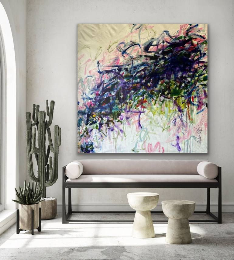 Original Abstract Expressionism Abstract Painting by DARLENE WATSON