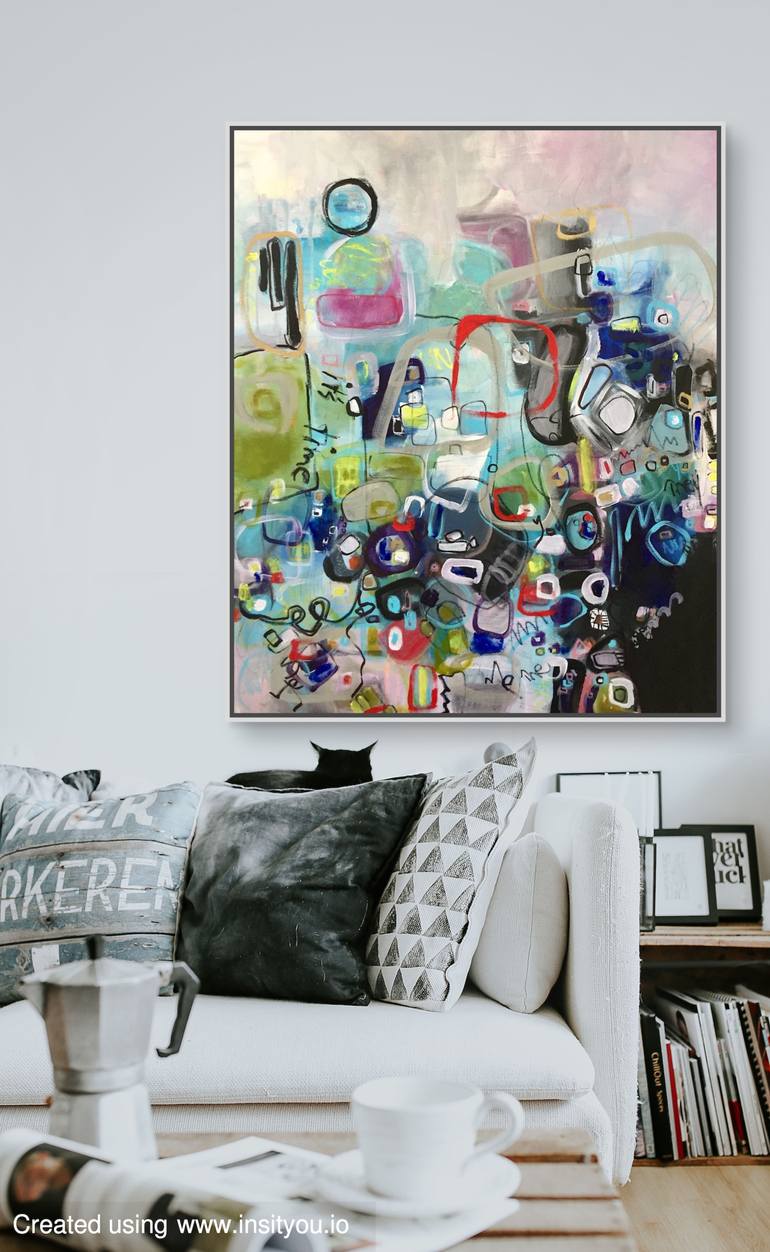 Original Abstract Painting by DARLENE WATSON