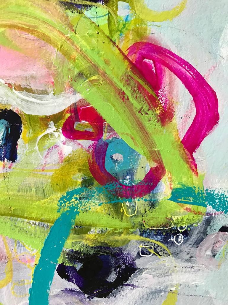 Original Abstract Expressionism Abstract Painting by Darlene Watson