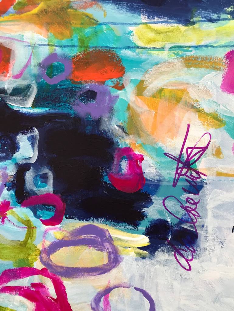 Original Expressionism Abstract Painting by DARLENE WATSON