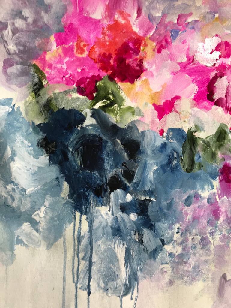 Original Impressionism Floral Painting by DARLENE WATSON