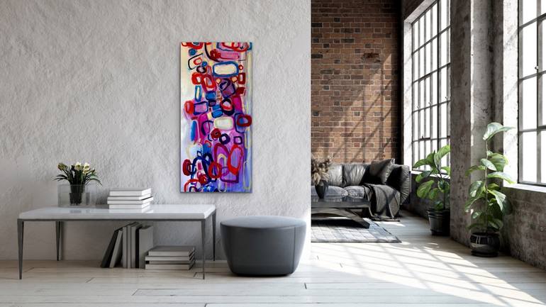 Original Abstract Expressionism Abstract Painting by DARLENE WATSON