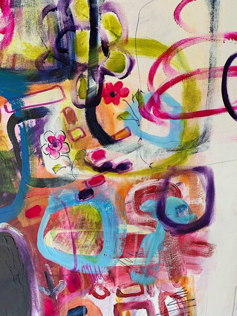 Original Abstract Expressionism Abstract Painting by Darlene Watson