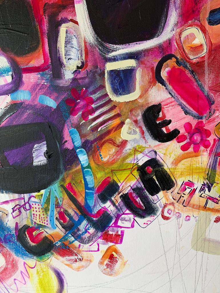 Original Abstract Expressionism Abstract Painting by Darlene Watson