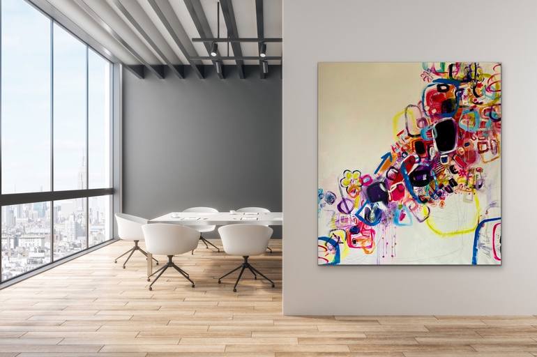 Original Abstract Expressionism Abstract Painting by Darlene Watson