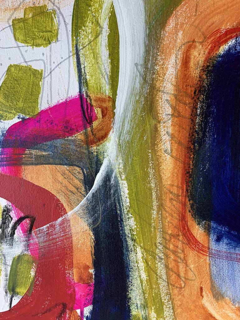 Original Abstract Expressionism Abstract Painting by Darlene Watson