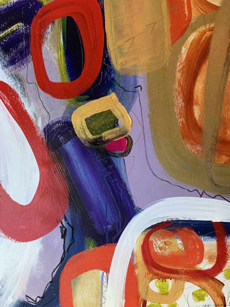 Original Abstract Expressionism Abstract Painting by Darlene Watson