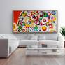 "Intention" 
Yes, I meant every word and action. She is always full of good intention" 
Circle's are one of the artist's favourite shapes along with bright vivid colour. Do you feel joy? That is the intention.
