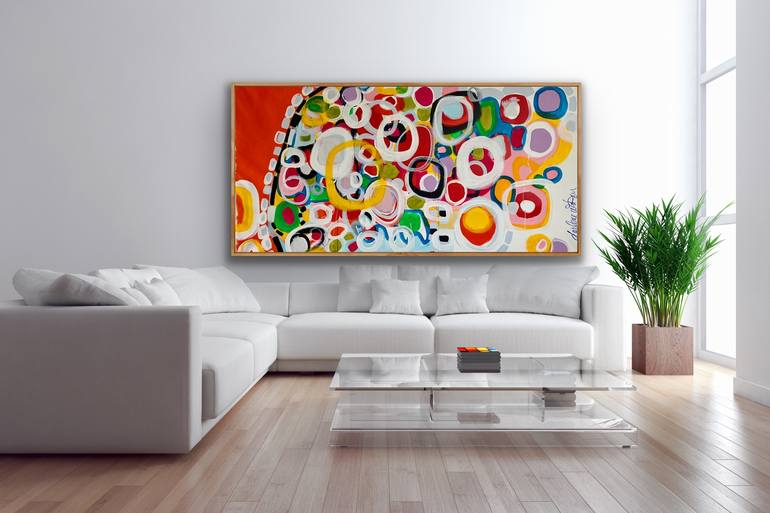 Original Abstract Expressionism Abstract Painting by Darlene Watson