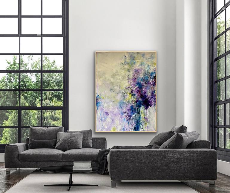 Original gestural Abstract Painting by DARLENE WATSON