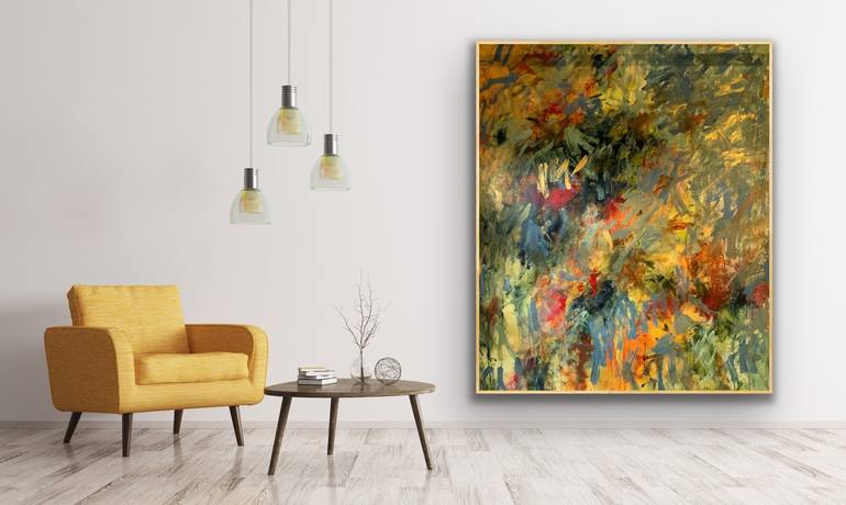 Original Abstract Expressionism Abstract Painting by DARLENE WATSON