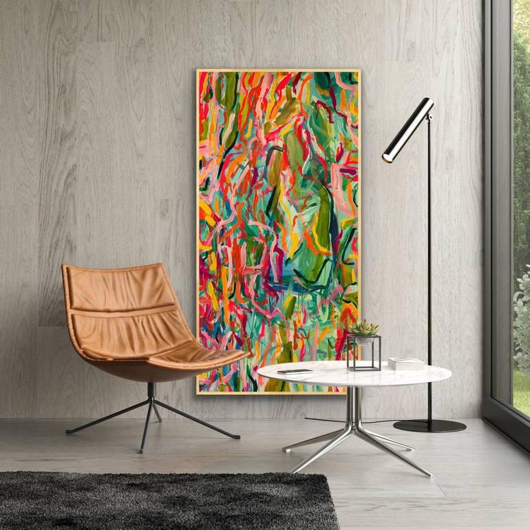 Original Abstract Expressionism Abstract Painting by DARLENE WATSON