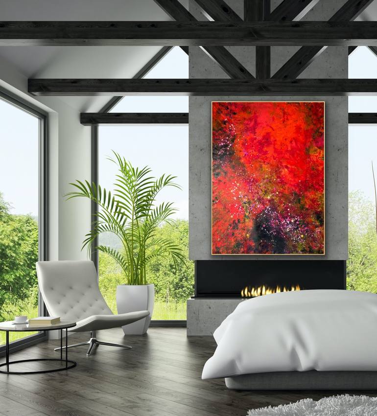 Original Abstract Expressionism Abstract Painting by DARLENE WATSON