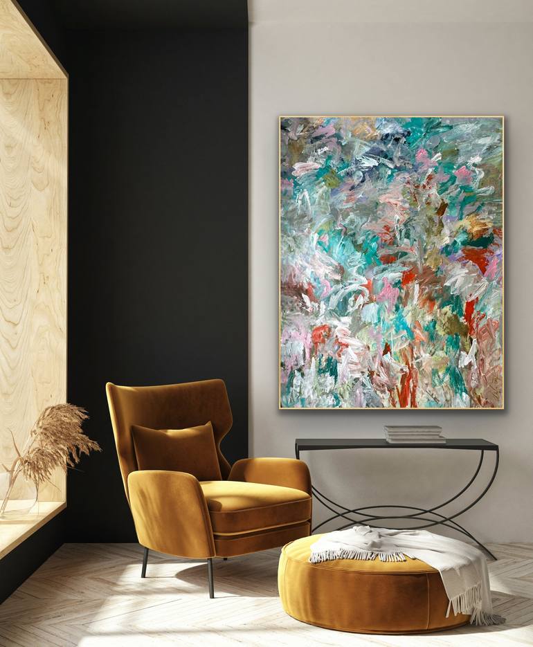 Original Abstract Expressionism Abstract Painting by DARLENE WATSON