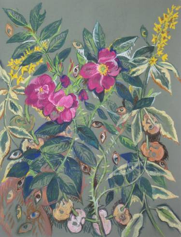 Print of Fine Art Garden Drawings by Barbara Berry