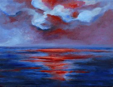 Original Expressionism Seascape Paintings by Kristina Valic