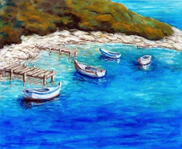 Original Expressionism Seascape Paintings by Kristina Valic