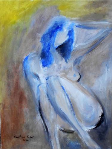 Original Expressionism Nude Paintings by Kristina Valic