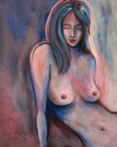 Original Figurative Nude Paintings by Kristina Valic