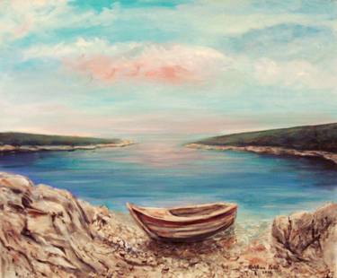 Print of Fine Art Boat Paintings by Kristina Valic
