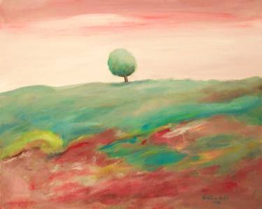 Print of Abstract Expressionism Landscape Paintings by Kristina Valic