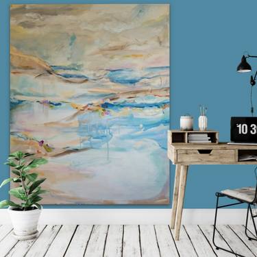 Original Abstract Seascape Paintings by Twyla Gettert