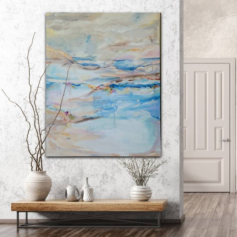 Original Abstract Seascape Painting by Twyla Gettert