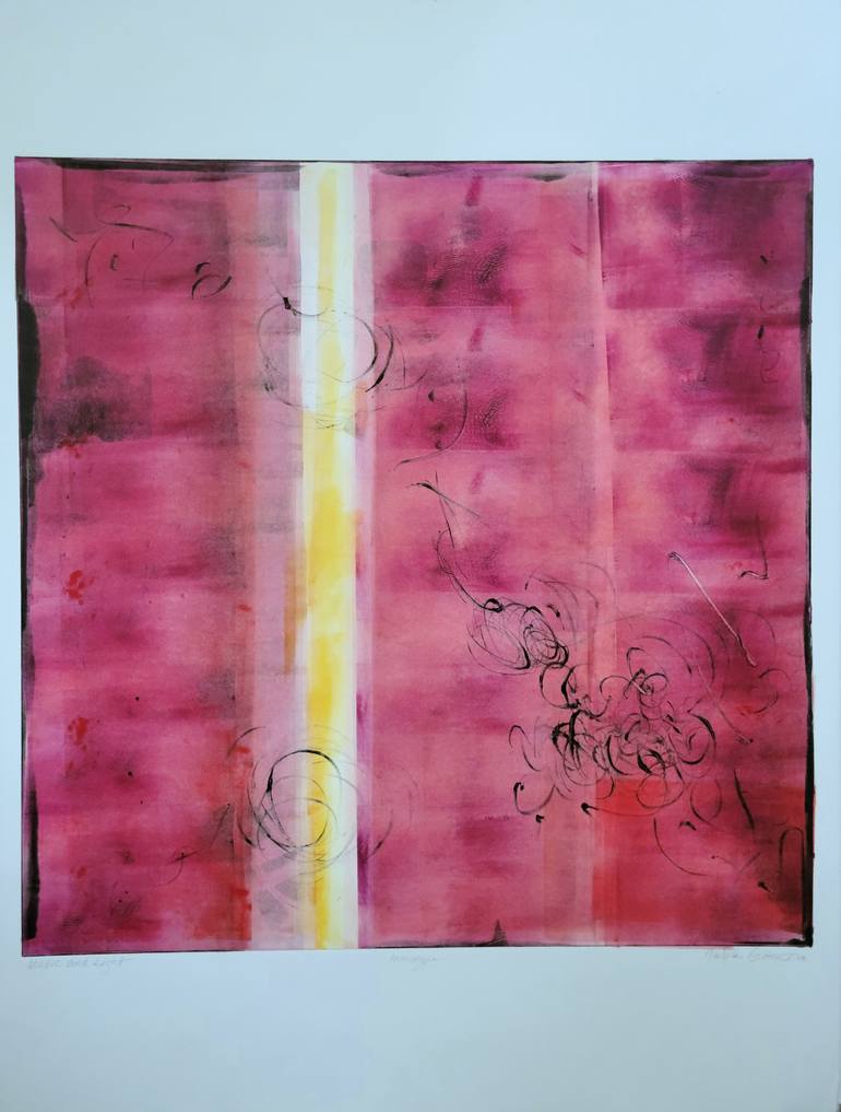 Original Abstract Printmaking by Twyla Gettert