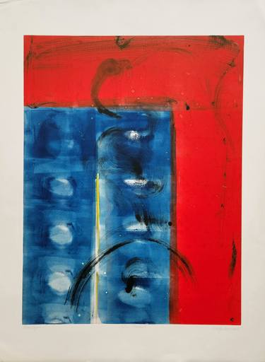 Original Abstract Political Printmaking by Twyla Gettert