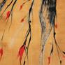 Close-up, Twyla Gettert , Spring Sumi monotype