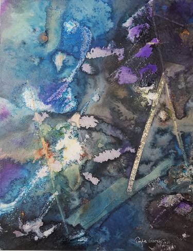 Original Abstract Mixed Media by Twyla Gettert