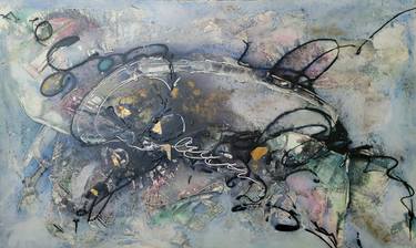 Original Abstract Fantasy Mixed Media by Twyla Gettert