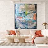 Wabi Sabi I - Blue by Twyla Gettert