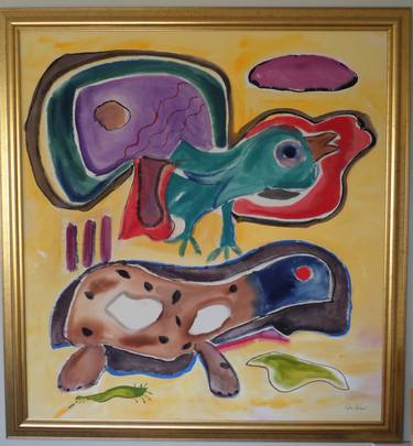 Original Abstract Animal Paintings by Twyla Gettert