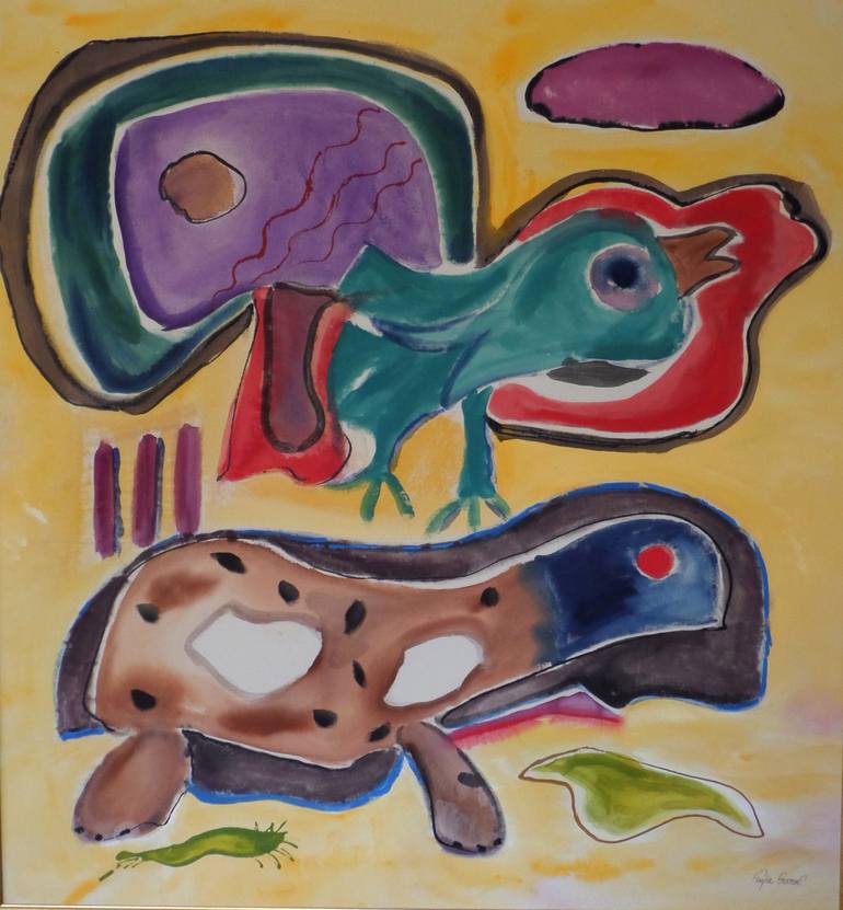 Original Animal Painting by Twyla Gettert