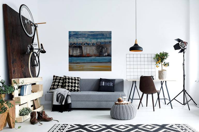 Original Abstract Expressionism Abstract Painting by Twyla Gettert