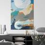 Painting shown, insitu, in setting, Cirrus View, by Twyla Gettert 40"x30"