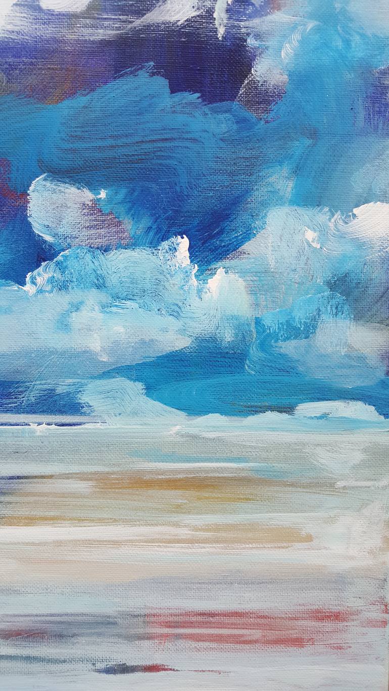 Original Abstract Seascape Painting by Twyla Gettert