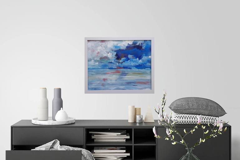 Original Abstract Seascape Painting by Twyla Gettert