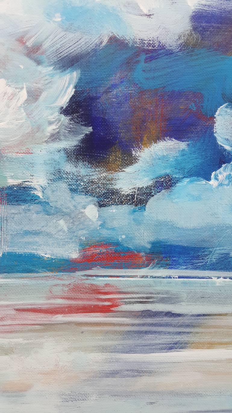 Original Abstract Seascape Painting by Twyla Gettert