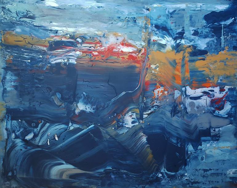 Original Abstract Expressionism Abstract Painting by Twyla Gettert