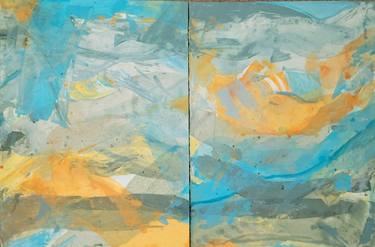 Aqua Coral Days - I & II Series (Diptych) thumb