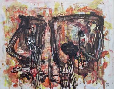 Print of Abstract Expressionism People Paintings by Kill The Sofa