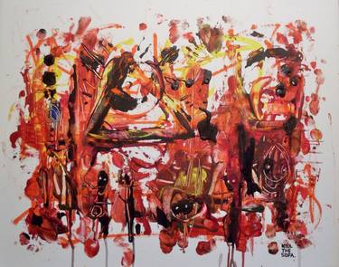 Print of Abstract Expressionism People Paintings by Kill The Sofa