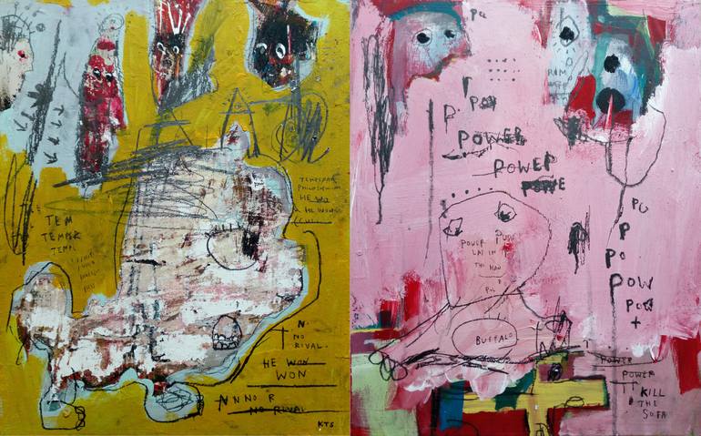 Power (He Won) Painting by Kill The Sofa | Saatchi Art