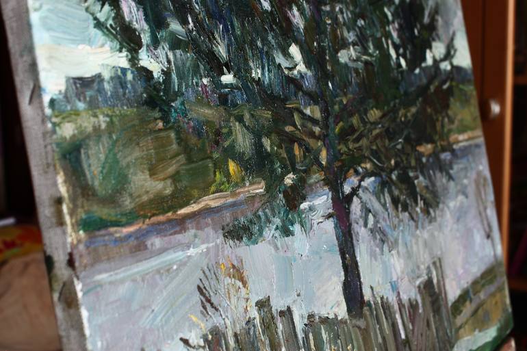 Original Impressionism Landscape Painting by Juliya ZHUKOVA