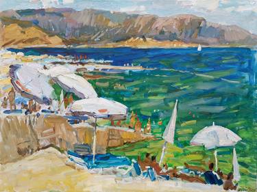 Original Expressionism Seascape Paintings by Juliya ZHUKOVA