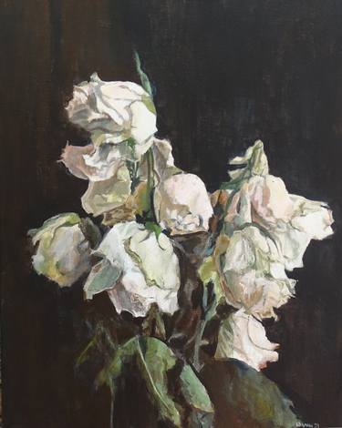 Original Figurative Botanic Paintings by Larain Briggs