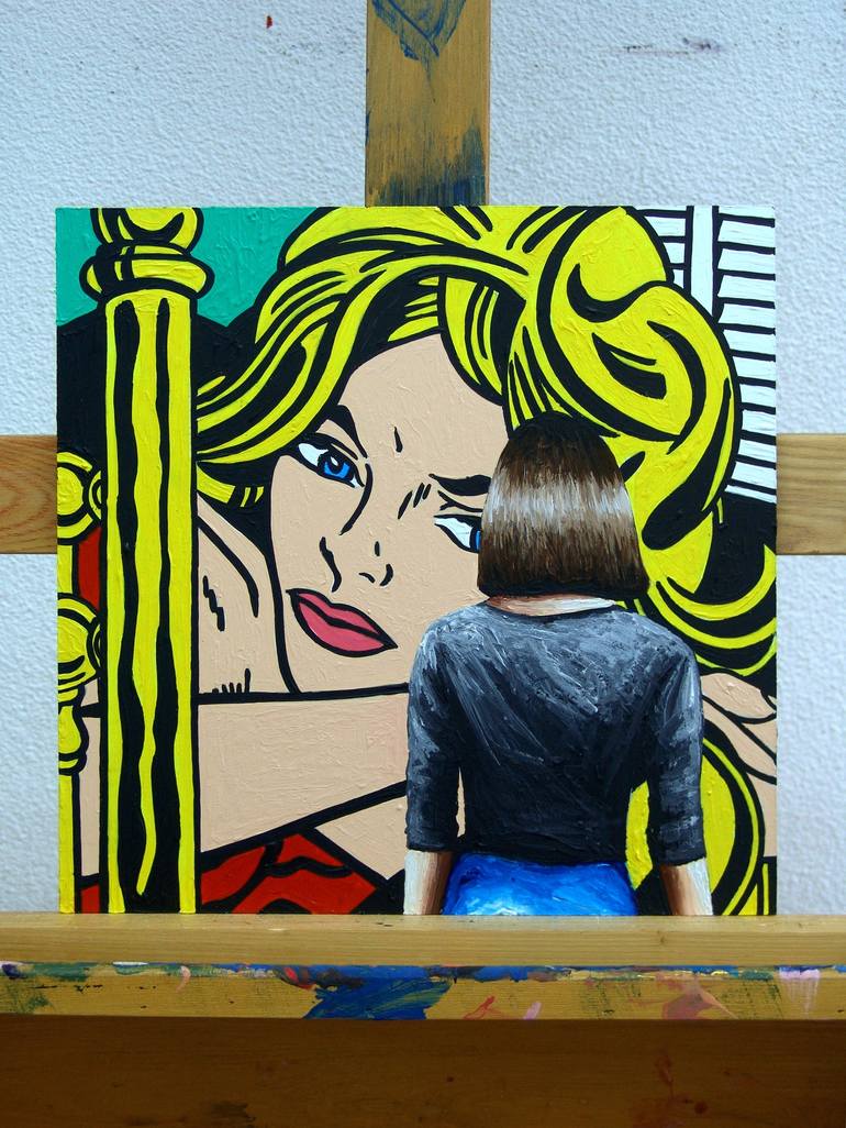 Original Pop Art People Painting by Gerard Boersma