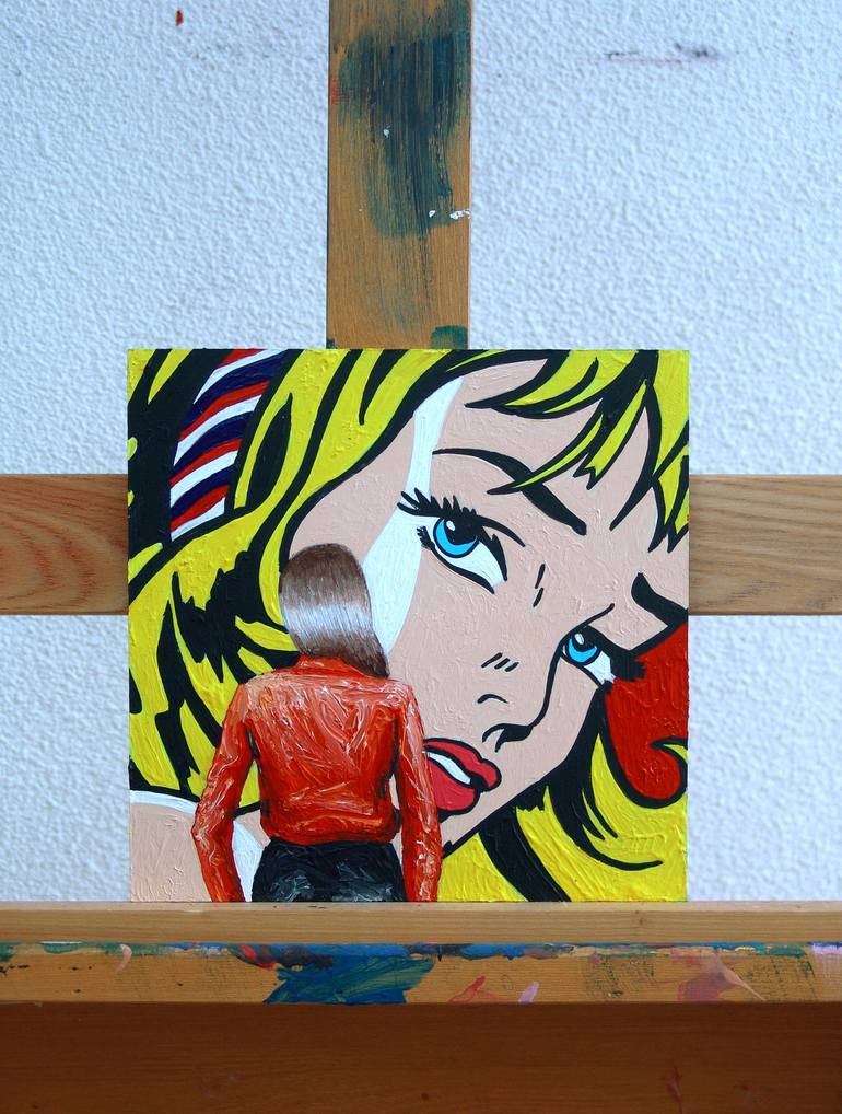 Original Pop Art People Painting by Gerard Boersma